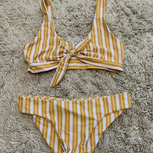 aerie Swim - yellow striped bikini!⭐️ aerie Swim - yellow striped bikini!⭐️
